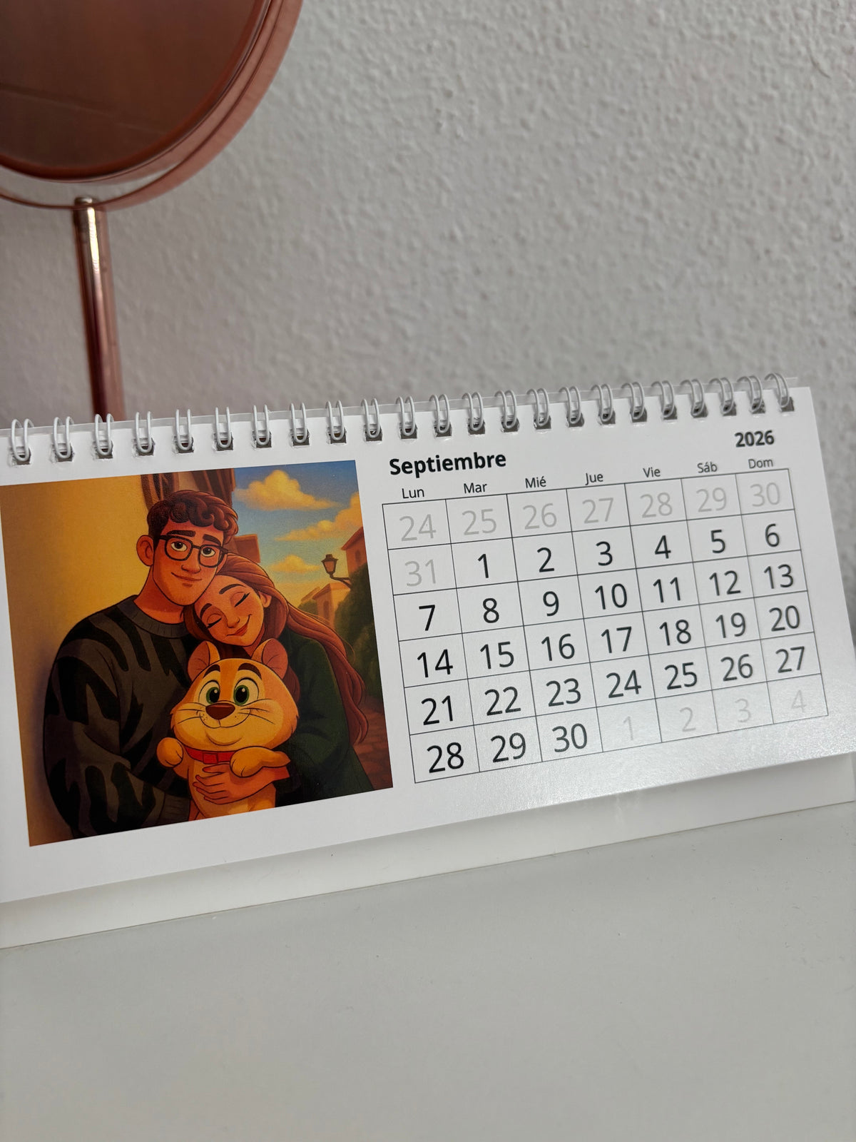 Calendario de mesa Disney