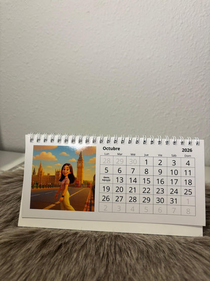 Calendario de mesa Pixar