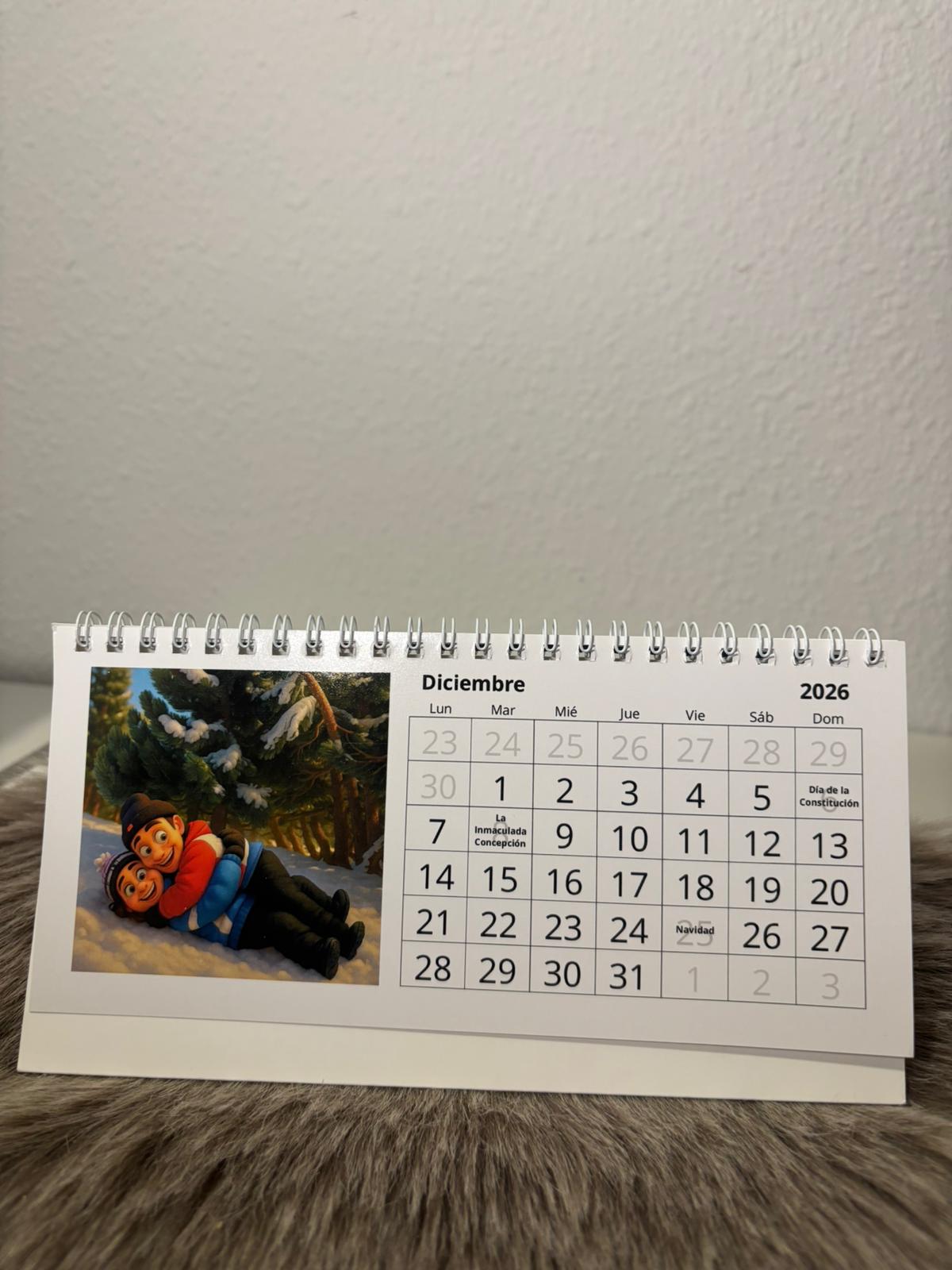 Calendario de mesa Pixar