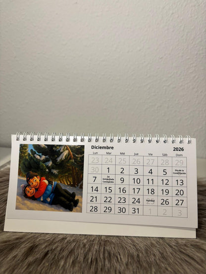 Calendario de mesa Pixar