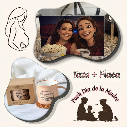 Pack Placa + Taza Dia de la Madre